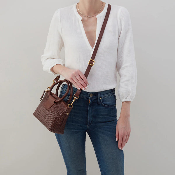 Hobo Sheila (Pecan) Top Zip Crossbody Purse