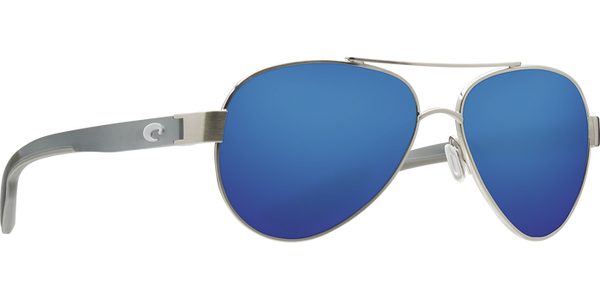 Costa Del Mar Loreto Ocearch Sunglasses Brushed Silver Matte Gray Cr Andy Thornal Company