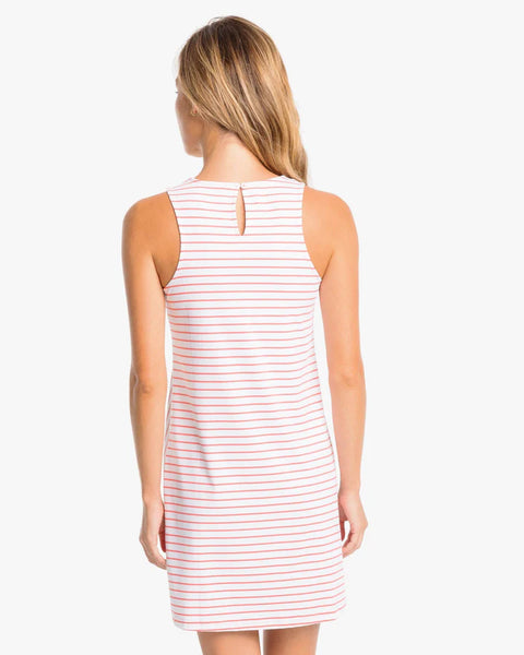 Southern Tide Marlee Stripe Performance Dress - Andy Thornal Company