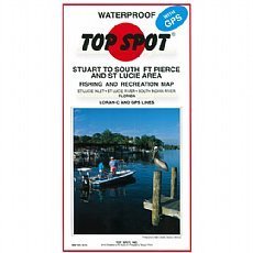 Top Spot - Fishing Map N215, Stuart to South Fort Pierce and St.Lucie