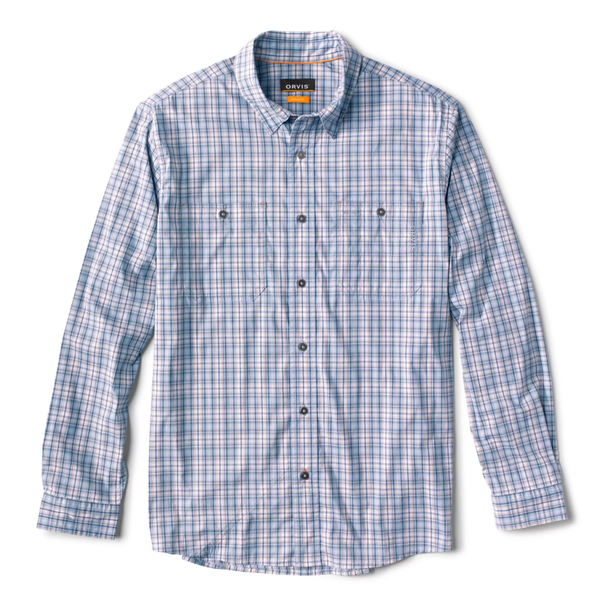 Orvis Men's SS Open Air Caster Shirt Plaid / Lake Blue - Andy Thornal  Company