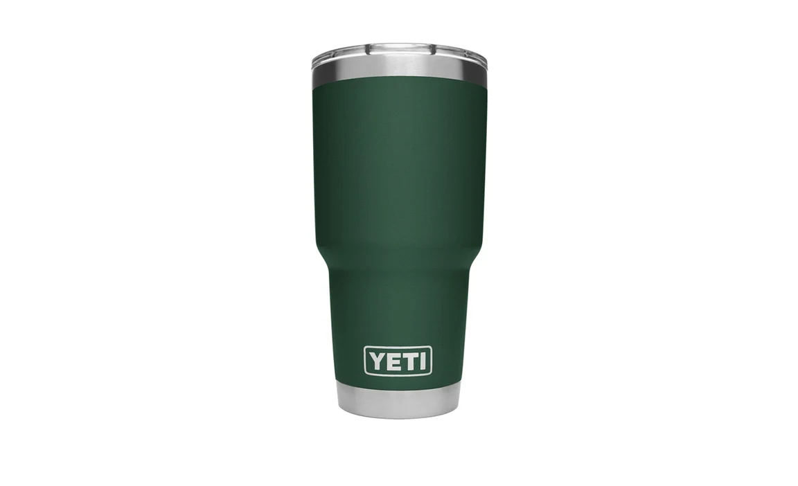 YETI Rambler 20-fl oz Stainless Steel Tumbler with MagSlider Lid,  Northwoods Green at