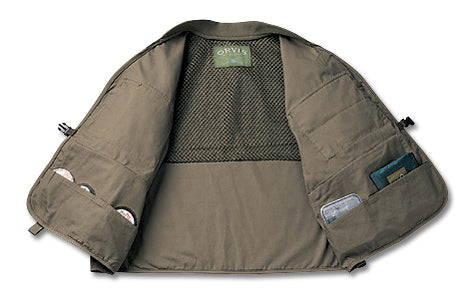Orvis Clearwater Fishing Vest/Stone - XSmall