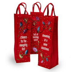 Two's Company Wine Bottle Gift Bag - Andy Thornal Company