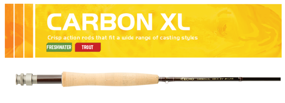 Echo Carbon XL 8'4 4wt Fly Rod