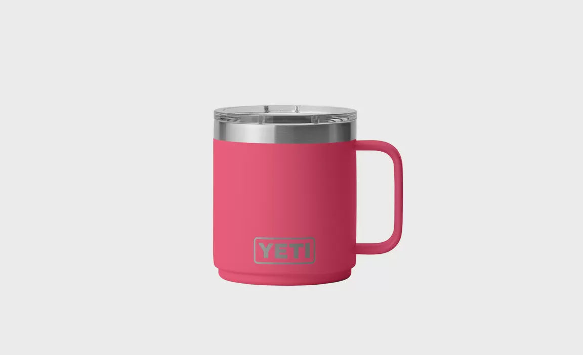 YETI Rambler 10 oz Stackable Mug, Vacuum Insulated, Stainless  Steel with MagSlider Lid, Bimini Pink: Tumblers & Water Glasses