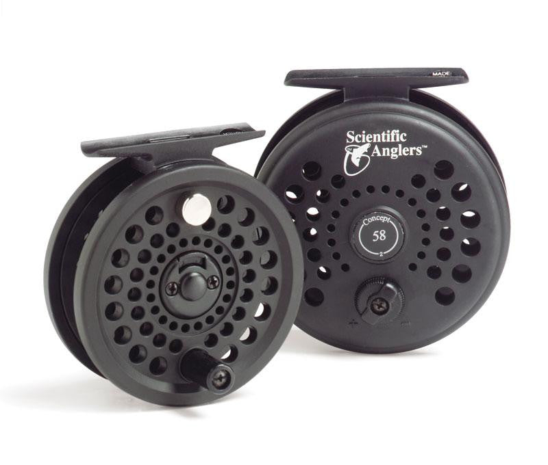 Scientific Anglers Concept 2 Fly Reel with 58 Disc Drag, Black : :  Sports, Fitness & Outdoors