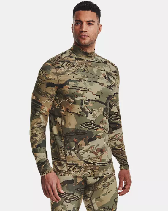 Under Armour Men's ColdGear® Infrared Camo Mock Long Sleeve / UA