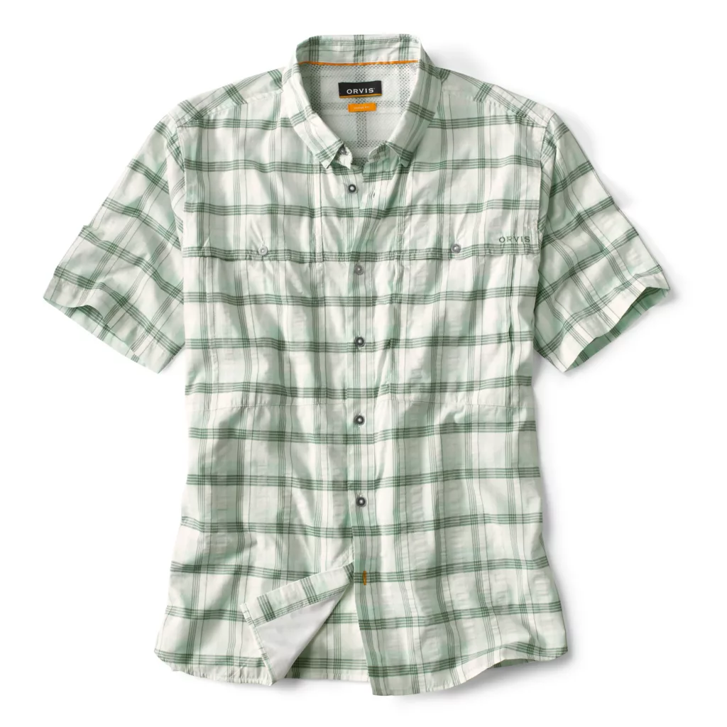 Orvis Open Air Caster Short Sleeve Shirt - Men's Fiddlehead Plaid M