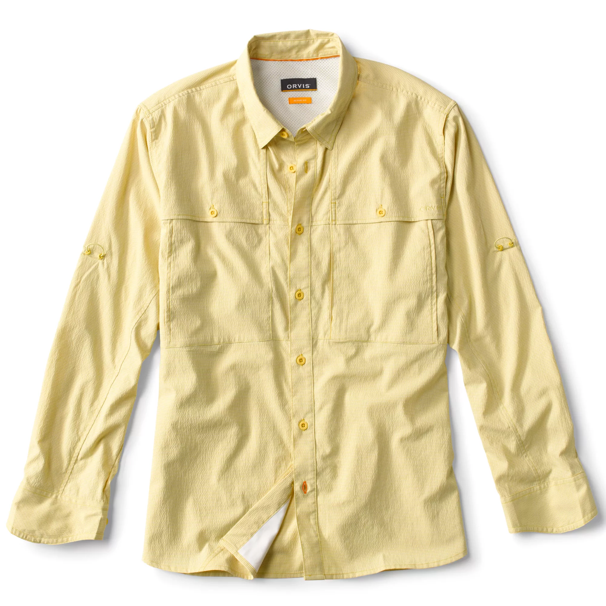 Orvis Men's LS Open Air Caster Shirt / Lemon Grass - Andy Thornal Company