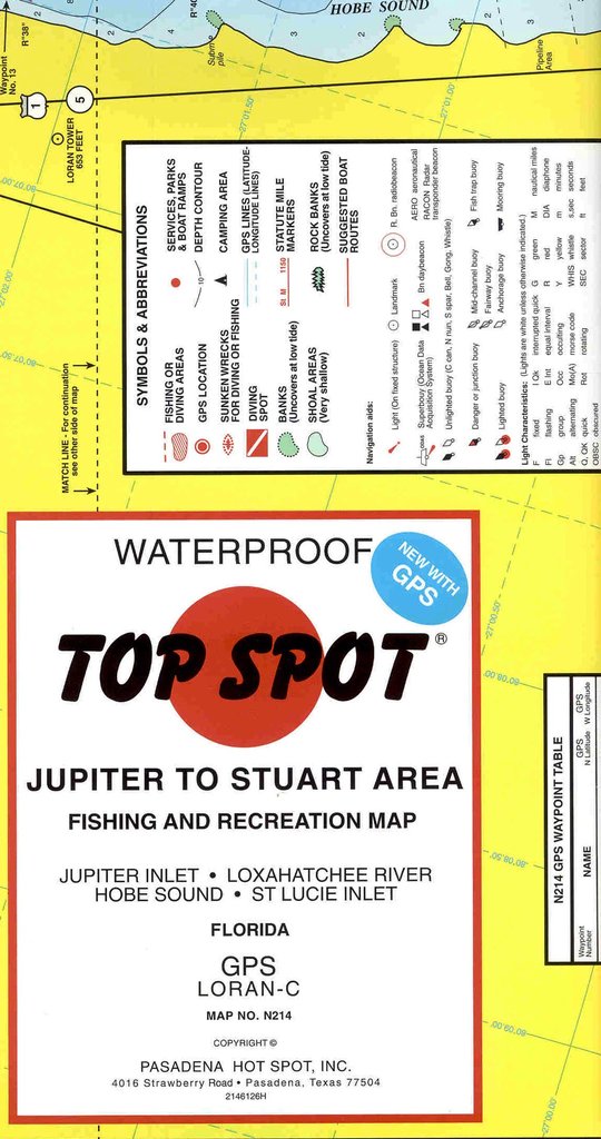Top Spot Map N214 Jupiter Stuart